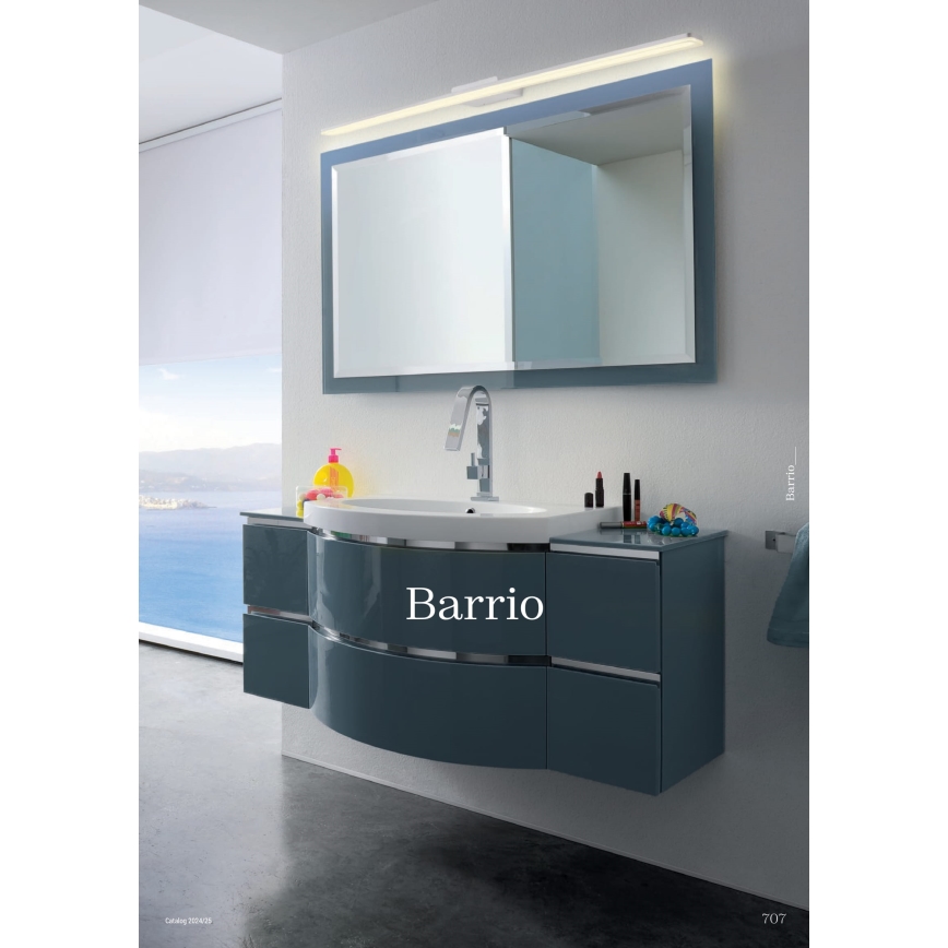 Redo 01-2511 - LED-Spiegelbeleuchtung für Badezimmer BARRIO LED/34,32W/230V 120 cm CRI 90 IP44 weiß
