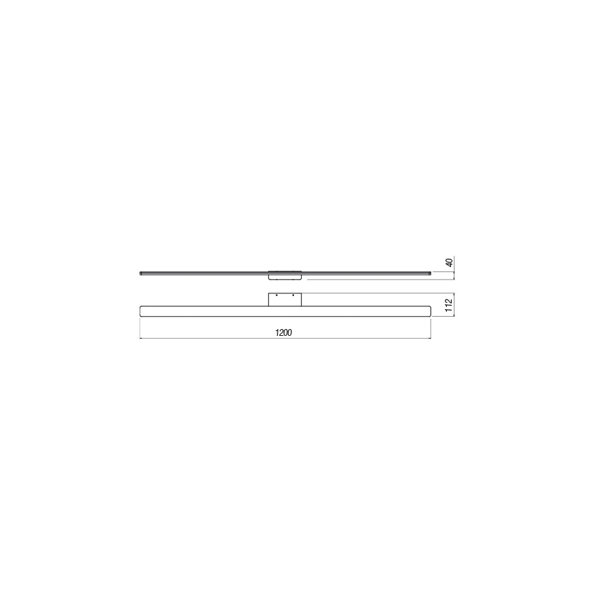 Redo 01-2511 - LED-Spiegelbeleuchtung für Badezimmer BARRIO LED/34,32W/230V 120 cm CRI 90 IP44 weiß