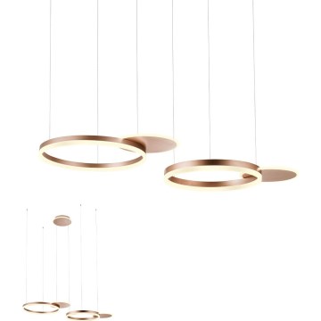 Redo 01-2607 - Dimmbarer LED-Kronleuchter an Aufhängung SIGUA LED/99W/230V CRI 90 3000K braun