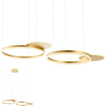 Redo 01-2609 - Dimmbarer LED-Kronleuchter an Aufhängung SIGUA LED/114W/230V CRI 90 3000K golden