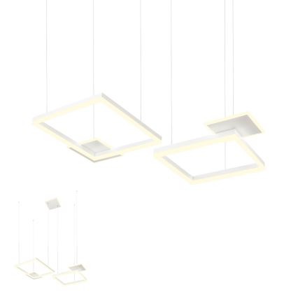 Redo 01-2611 - Dimmbare LED-Seilpendelleuchte SIGUA LED/110W/230V CRI 90 weiß