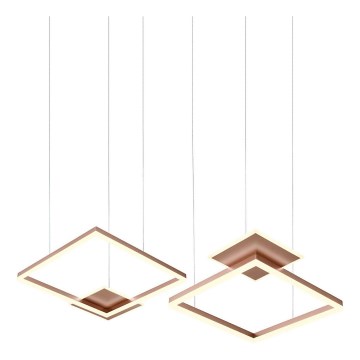 Redo 01-2616 - SIGUA dimmbare LED-Pendelleuchte mit Kabelabhängung, 137W/230V, CRI 90, braun