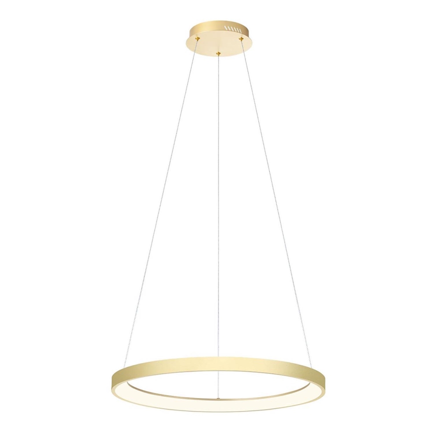 Redo 01-2673 - Dimmbare LED-Hängeleuchte an Schnur ICONIC LED/50W/230V d 58 cm golden