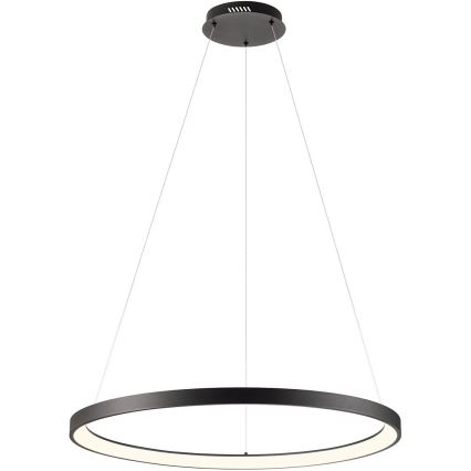 Redo 01-2677 - Dimmbare LED-Hängeleuchte an Schnur ICONIC LED/60W/230V d 78 cm schwarz