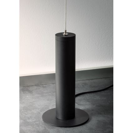 Redo 01-2695 - LED dimmbare Stehleuchte PICAS LED/12W/230V schwarz