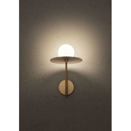 Redo 01-2725 - Wandleuchte PLATO 1xG9/10W/230V golden