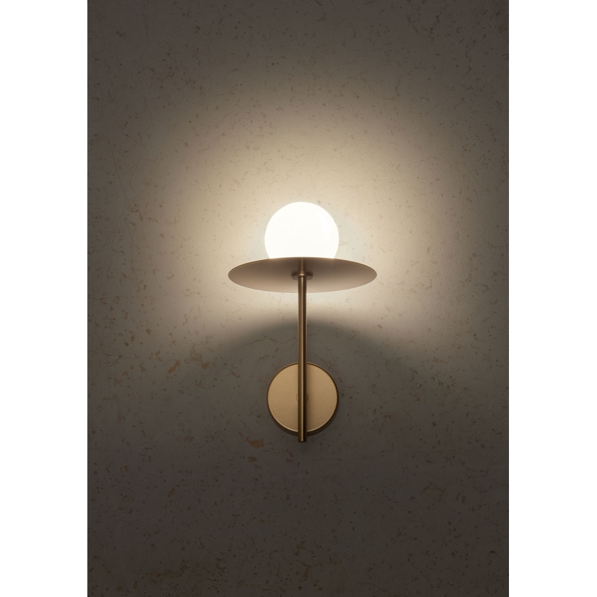 Redo 01-2725 - Wandleuchte PLATO 1xG9/10W/230V golden