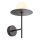 Redo 01-2726 - Wandleuchte PLATO 1xG9/10W/230V schwarz