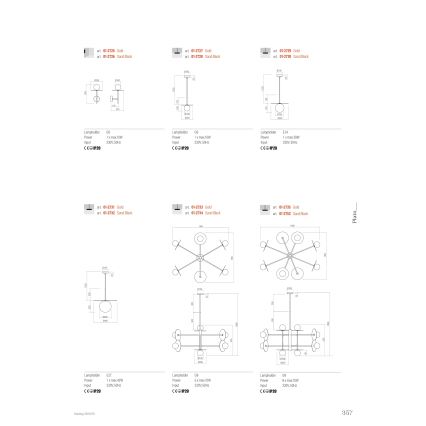 Redo 01-2726 - Wandleuchte PLATO 1xG9/10W/230V schwarz