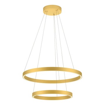 Redo 01-2889 - Dimmbare LED-Hängeleuchte an Schnur FEBE LED/62W/230V golden
