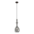 Redo 01-2938 - Pendelleuchte mit Kabel AMBIX 1xE27/42W/230V Ø 18 cm grau