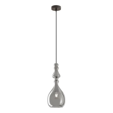 Redo 01-2938 - Pendelleuchte mit Kabel AMBIX 1xE27/42W/230V Ø 18 cm grau