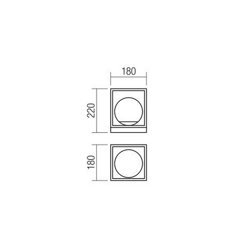 Redo 01-3052 - Tischlampe ZODIAC 1xE14/28W/230V