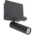 Redo 01-3084 - LED-Wandstrahler PANEL LED/3,5W/230V USB schwarz