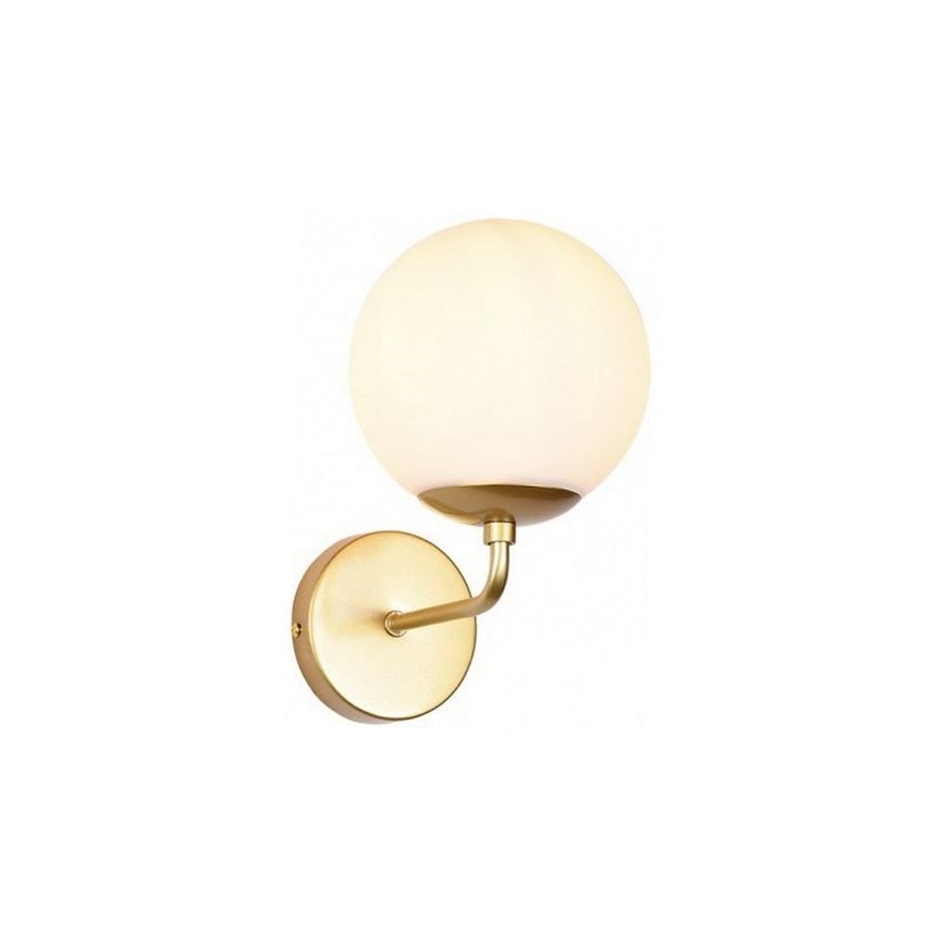 Redo 01-3147 - Wandleuchte BOWLING 1xE27/42W/230V golden