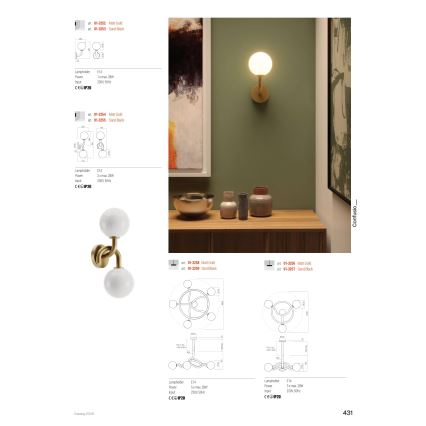 Redo 01-3256 - Deckenleuchte an Stange CONFUSIO 3xE14/28W/230V Ø 76 cm gold