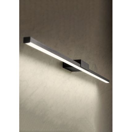 Redo 01-3276 - ASTON LED-Spiegelleuchte für das Badezimmer, 24W, 230V, 3000/4000K, 120 cm, CRI 90, IP44, schwarz