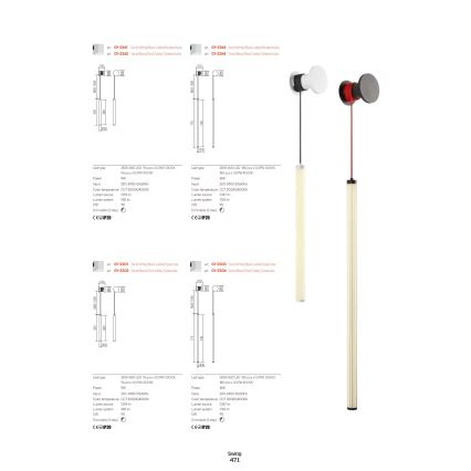 Redo 01-3303 - Dimmbare LED-Wandleuchte SWING LED/16W/230V 3000/4000K CRI 90 Weiß