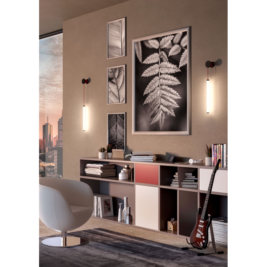 Redo 01-3304 - Dimmbare LED-Wandleuchte SWING LED/16W/230V 3000/4000K CRI 90 schwarz