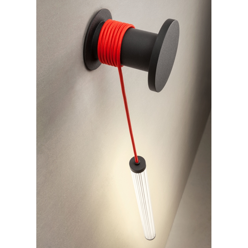 Redo 01-3304 - Dimmbare LED-Wandleuchte SWING LED/16W/230V 3000/4000K CRI 90 schwarz