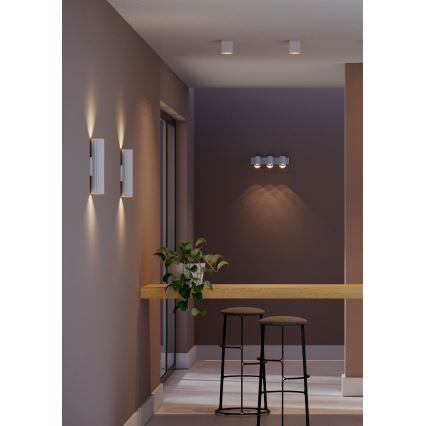 Redo 01-3407 - Deckenspot DELPHI 1xGU10/7W/230V 8,1x8,1 cm weiß