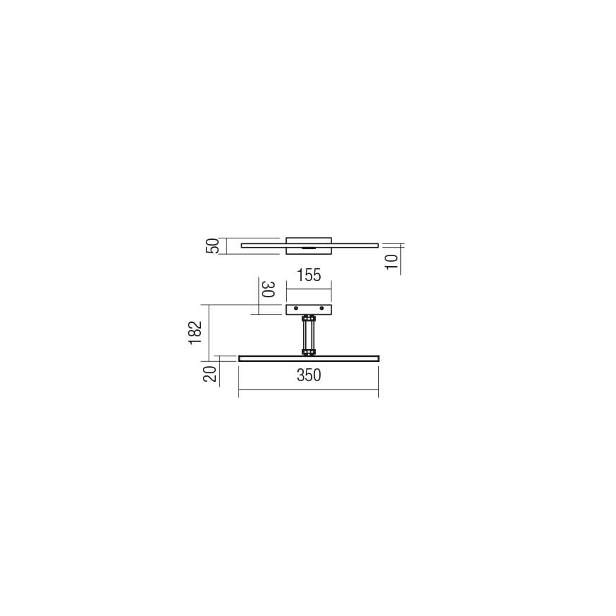 Redo 01-3460 - LED-Bilderleuchte LINEAR LED/8W/230V 35 cm CRI 92 weiß