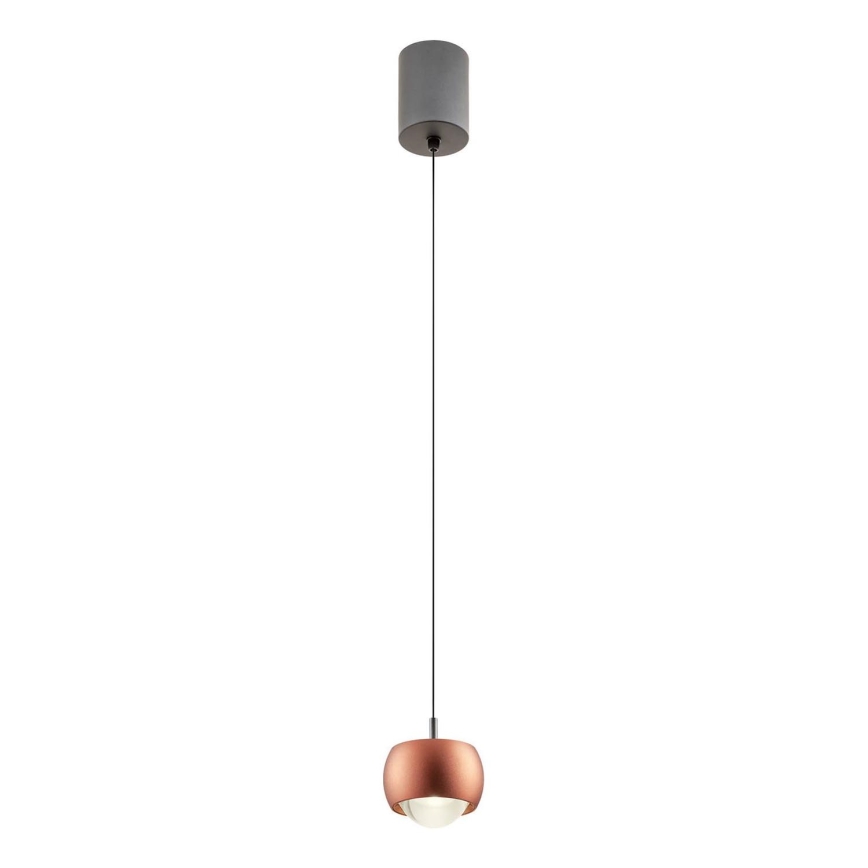 Redo 01-3548 - LED-Hängeleuchte AVES LED/12W/230V d 9,6 cm CRI 90 kupfern