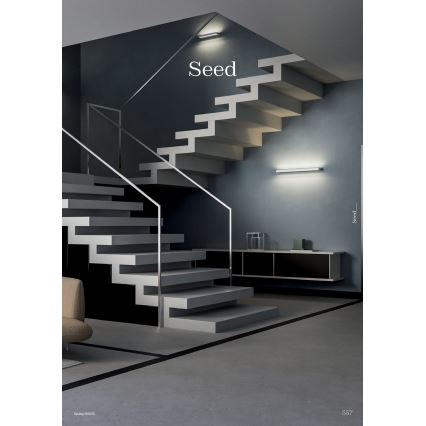 Redo 01-3553 - LED-Wandleuchte SEED LED/15W/230V schwarz