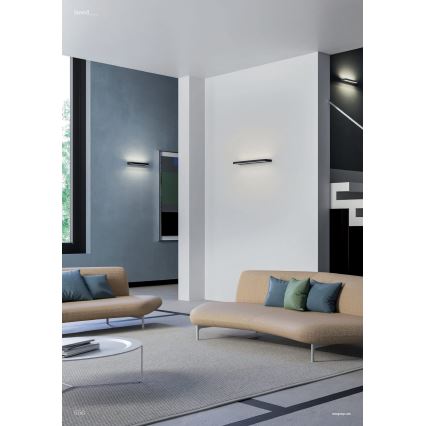 Redo 01-3555 - LED-Wandleuchte SEED LED/30W/230V schwarz