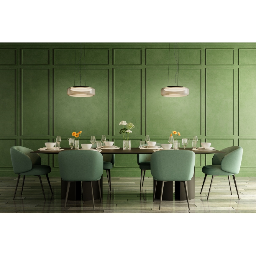 Redo 01-3592 - LED-Hängeleuchte SOLERA LED/36W/230V d 45 cm CRI 93 3000/4000K grau