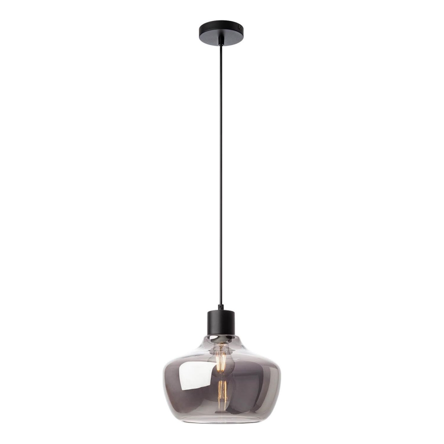 Redo 01-4046 - Hängeleuchte ATLANTIS 1xE27/42W/230V d 26 cm schwarz