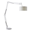 Redo 02-385 - Stehleuchte AZAR 1xE27/42W/230V weiß/Chrom