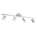Redo 04-332 - LED-Einbaustrahler SLIM 4xLED/4W/230V Hochglanz-Chrom