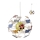 Redo 04-515 - Kinder-Hängeleuchte SAFARI 4xE14/28W/230V d 35 cm bunt