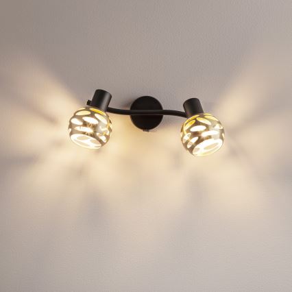 Redo 04-517 - Wandleuchte TORN 2xE14/28W/230V