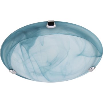 Redo 05-682 - Deckenleuchte VIRGINIA 1xE27/42W/230V d 25 cm blau