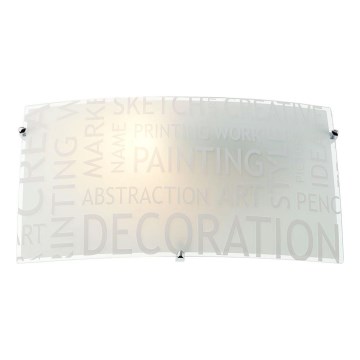 Redo 05-816 - Wandleuchte NOTES 1xE27/42W/230V weiß