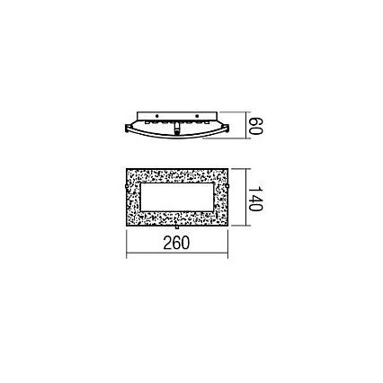 Redo 05-863 - LED-Wandleuchte ARTEMIS LED/10W/230V silbern