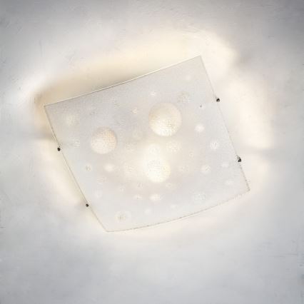 Redo 05-904 - Deckenleuchte ISIDE 1xE27/42W/230V 30x30 cm klar