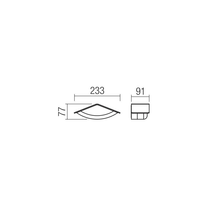 Redo 90002 - LED Auβen-Wandbeleuchtung CHALET 1xLED/8W/230V IP54