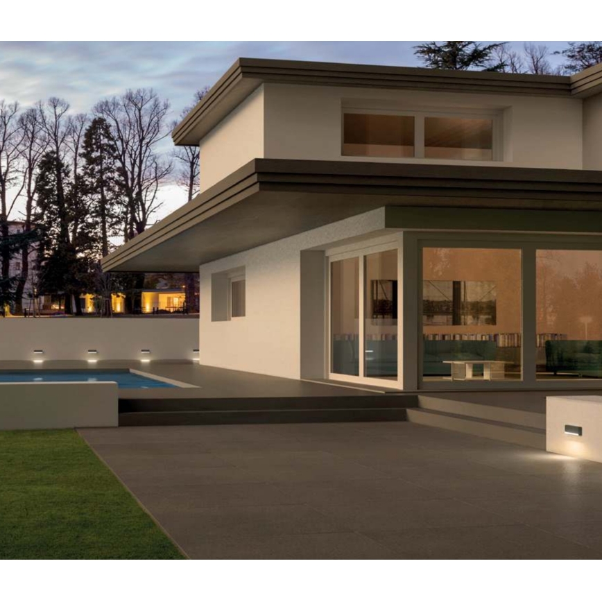 Redo 90070 - LED Außenwandleuchte SAPO LED/3W/230V IP65