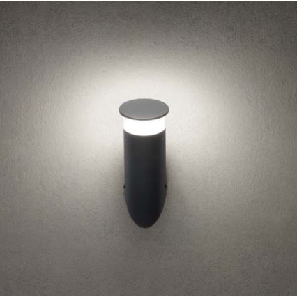 Redo 90073 - LED RGBW Außenwandleuchte ALGON LED/6W/230V Wi-Fi Tuya IP65 Anthrazit