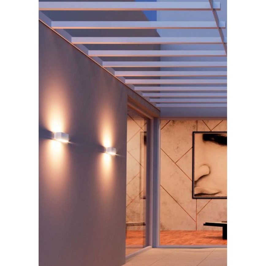 Redo 90095 - LED-Außenwandleuchte PLANIT LED/10W/230V 3000K IP54 weiß