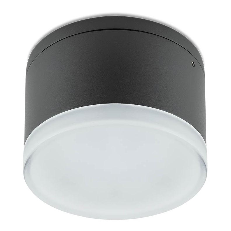 Redo 90107 - LED-Deckenleuchte für den Außenbereich AKRON 1xLED/9W/230V d 10,8 cm IP54