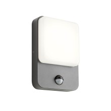 Redo 90133 - LED Außenwandleuchte mit Sensor COLIN 1xLED/9W/230V IP54