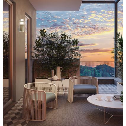 Redo 90196 - Außenwandleuchte TRITON 1xE27/28W/230V IP54 Messing