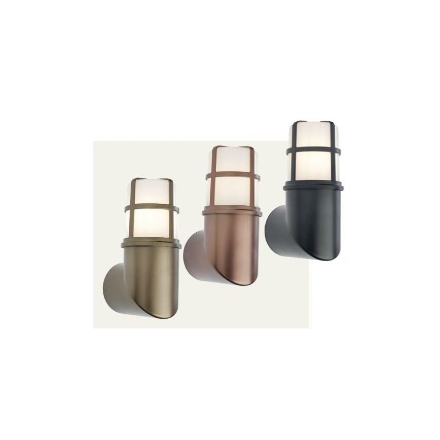 Redo 90197 - Außenwandleuchte TRITON 1xE27/28W/230V IP54 Kupfer