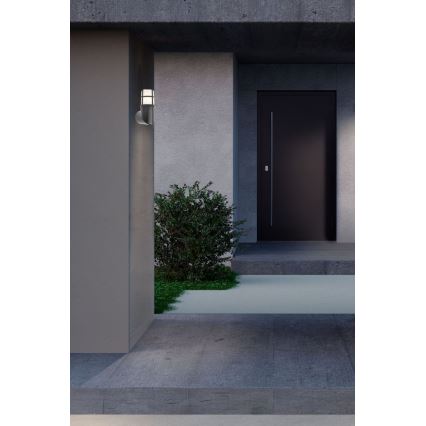 Redo 90198 - Außenwandleuchte TRITON 1xE27/28W/230V IP54 schwarz