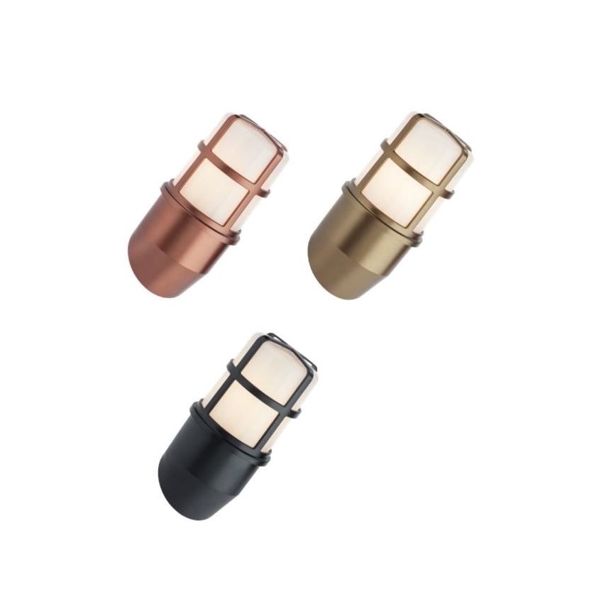 Redo 90203 - Outdoor-Wandleuchte TRITON 1xE27/28W/230V IP54 kupfern