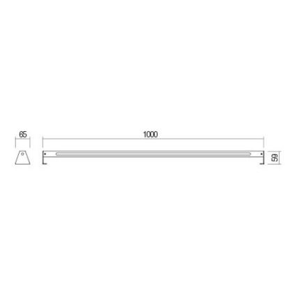 Redo 90242 - LED-Außenleuchte TACK IP65 LED/15W/230V 3000K IP65 Anthrazit
